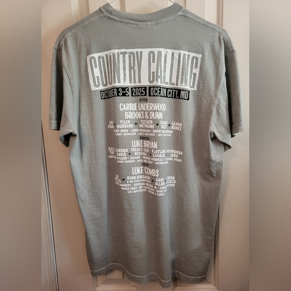 NWOT: Country Calling Festival shirt; size medium; Ocean City, Maryland - Picture 3 of 4